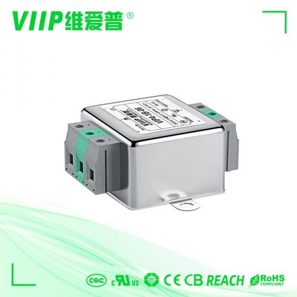 Quality 110V 250V Single Phase EMI Filters Power Line RFI Filter ISO9001 for sale