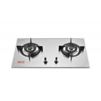 China New Model Two Burner Gas Stove Gas Hob Electric Gas Built In Cooktop factory