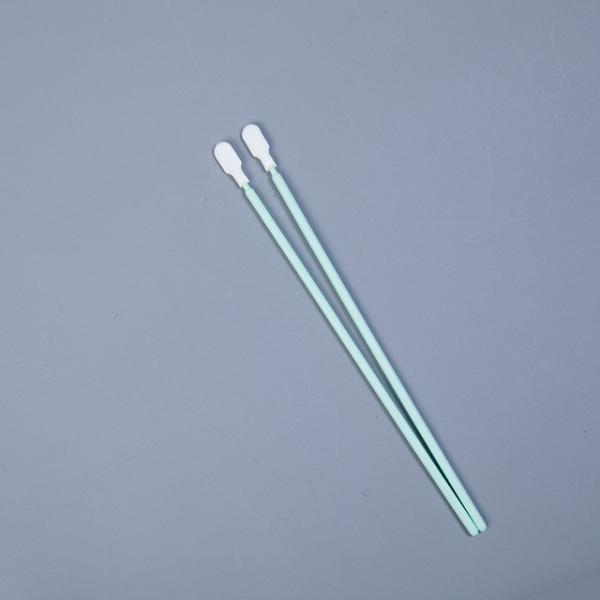 Quality PCB Cleaning Solvent Printer Cleaning Swabs With Green Long PP Stick for sale