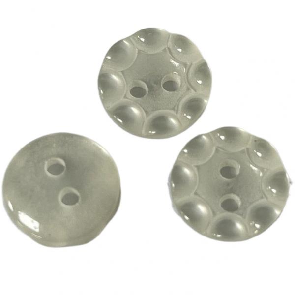 Quality 10mm 2 Holes Faux Pearl Plastic Shirt Buttons Use On Shirt Clothing Blouses for sale