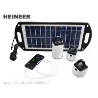 China Heineer M8 Portable Solar Lighting Series,mobile charger with 8W solar panel for sale