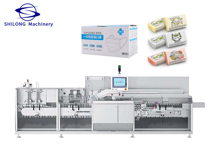 China PLC Carton Box Beverage Cartoning Packaging Machine 380V 50HZ High Speed factory