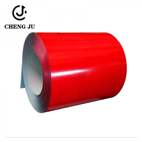 Quality 0.12-3mm Red Color Coated Galvanized Sheet Metal Coils For Metal Building Materials for sale
