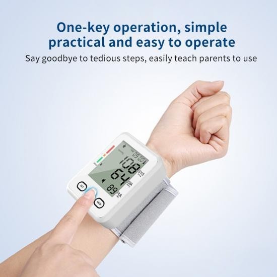China Precise Blood Pressure Monitor automatic wrist digital bp machine for home for sale