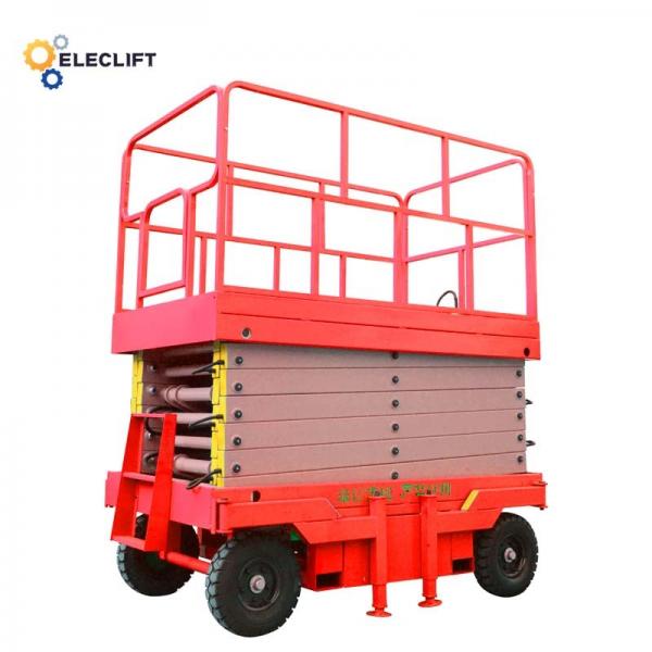 Quality Electric Outrigger Movable Mobile Scissor Lift 6m-18m Lifting Height for sale