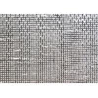 Quality Free Oil 68% Glass Laminated Wire Mesh Fine Metal Fabrics Stainless Steel for sale