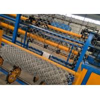 China High Efficiency Automatic Chain Link Machine , Galvanized Wire Chain Link Fence Equipment factory
