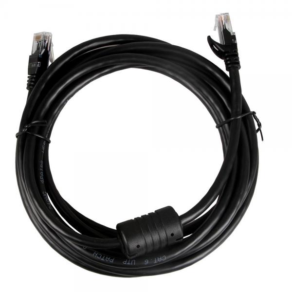 Quality 24AWG Black Ethernet Cable Cat 6 , RJ45 Connector 100 Ft Ethernet Cord for sale