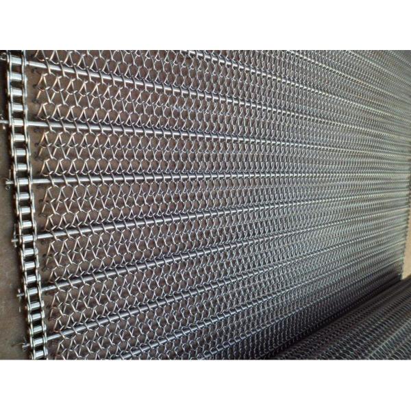 Quality Customized Metal Conveyor Belts Mesh Heat Resistant Strong Tension Flat Surface for sale