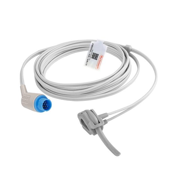 Quality Stable Soft Patient Monitor Spo2 Sensor , Length 3m Pulse Oximeter Wire for sale