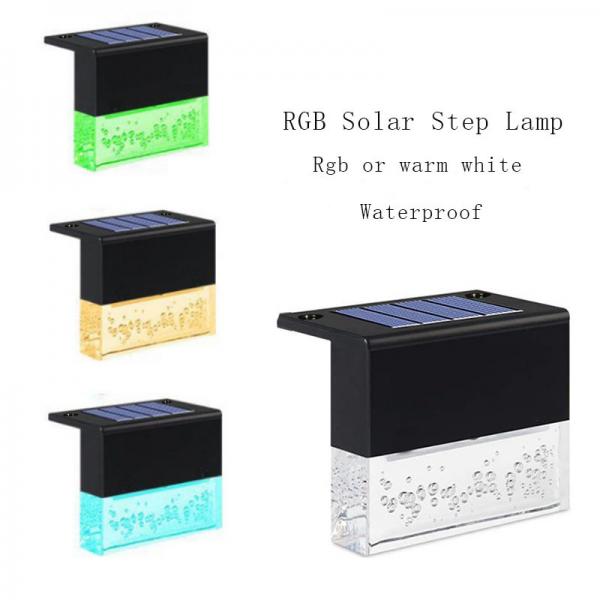 Quality Outdoor 1.2V Light Control LED Solar Wall Lamp , Solar Fence Lights Solar Step for sale