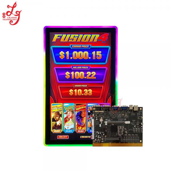 Quality Fusion 4 PCB Boards Multi - Game Slot Gaming PCB Boards For Slot Machines Support Digital Ideck for sale