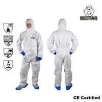 china CE Certified Waterproof Microporous film Type 5/6 Disposable Protective Coverall