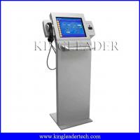 China Super slim information kiosk with chip cardreader, handset custom kiosk design TSK8001 factory