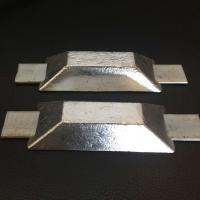 China Alloy Sacrificial Anode Zinc Anode With Double Iron Feet For Ships Boats factory