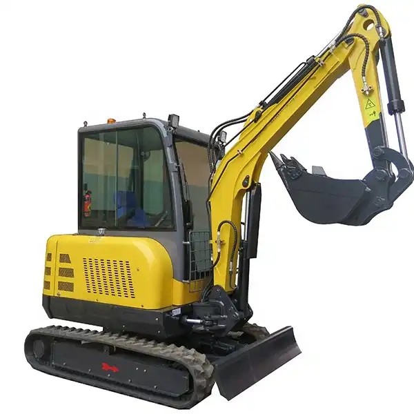 Quality ISO Certificate Cab Mini Crawler Excavator Rubber Tire 3 Tone Digger for sale