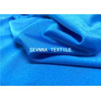 Quality Blue Quick Drying Recycled Swimwear Fabric 152CM Width 340GSM Weight for sale