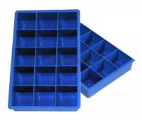 China Silicone Ice Cube Tray Molds Candy Mold Chocolate Mold, 15 Cavity, Set of 2 factory