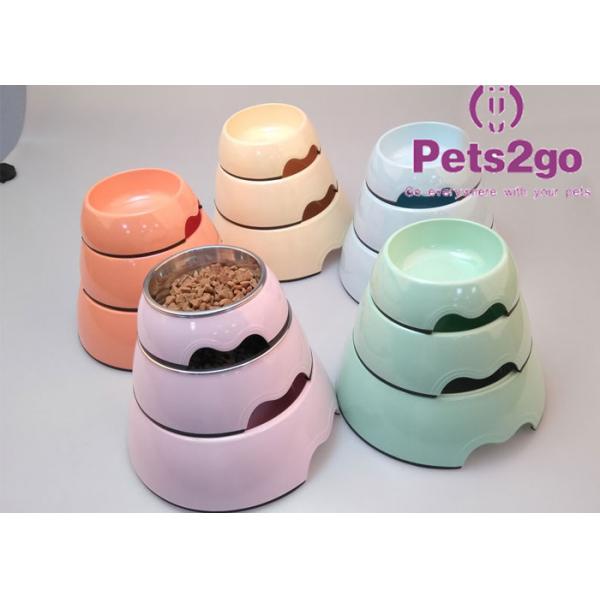 Quality Stainless Steel 350ML 17.5*14*6CM Pet Feeder Bowls for sale