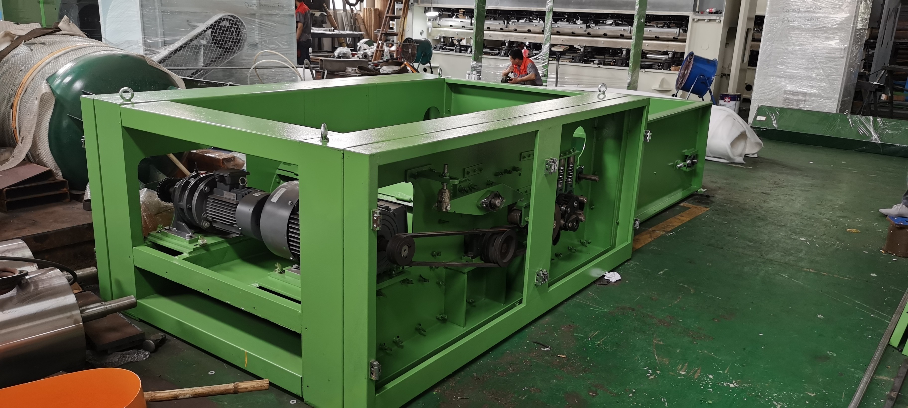 China 100cm Nonwoven Edge Trim Opener 100kg/H Capacity For Thermal Bonding factory