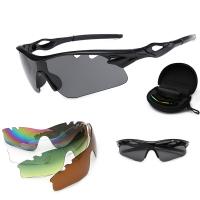 China Outside Cycling Polarized Sports Sunglasses 4 Interchangeable Lenses factory