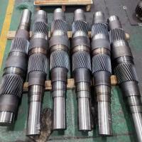 China AISI 8620 Steel Transmission Double Helical Gear Shaft For Sludge Pump factory
