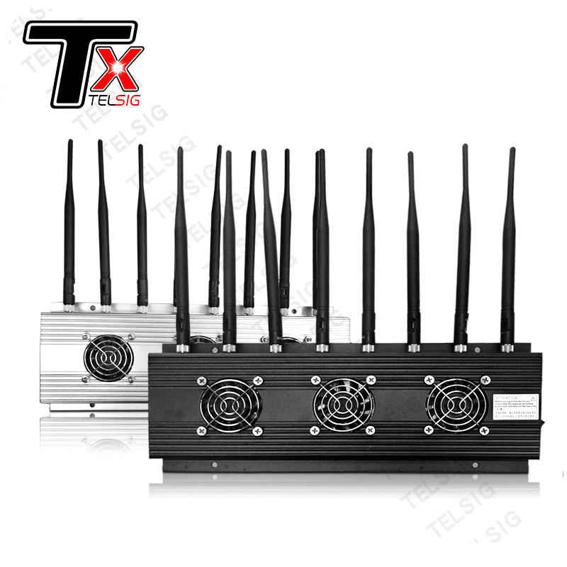 China High Gain Wireless Signal Jammer For GPS / Wifi / Cell Phone 3.5kg Weight factory