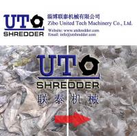 China good efficency plastic jumbo bag shredder, plastic bag, package bag shredder / crusher - double shaft shredder factory
