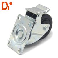 china Flat Industrial Caster Wheels Anti Static Black Color 100kg Loading Capacity