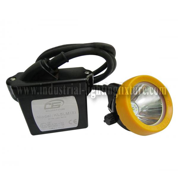 Quality 15000 Lux DC 4.2V Mining Hard Hat Lights 3.7V with Short Circuit Protection for sale