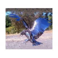 China Garden / Indoor Decoration Stainless Steel Eagle Sculpture / Eagle Statue factory