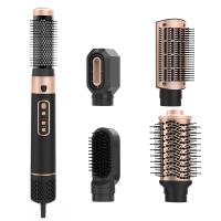 China Electric Rotating Blow Dryer Brush Professional 5 In 1 Rotating Hot Air Styler factory