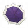 China 30 Inch Purple Promotion Golf Umbrellas With Black Rubber Coating Plastic Handle factory