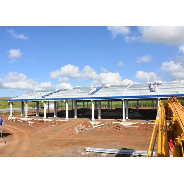 Quality Heavy Duty Designed Anti Cyclone arch roof Steel Structure Workshop and for sale