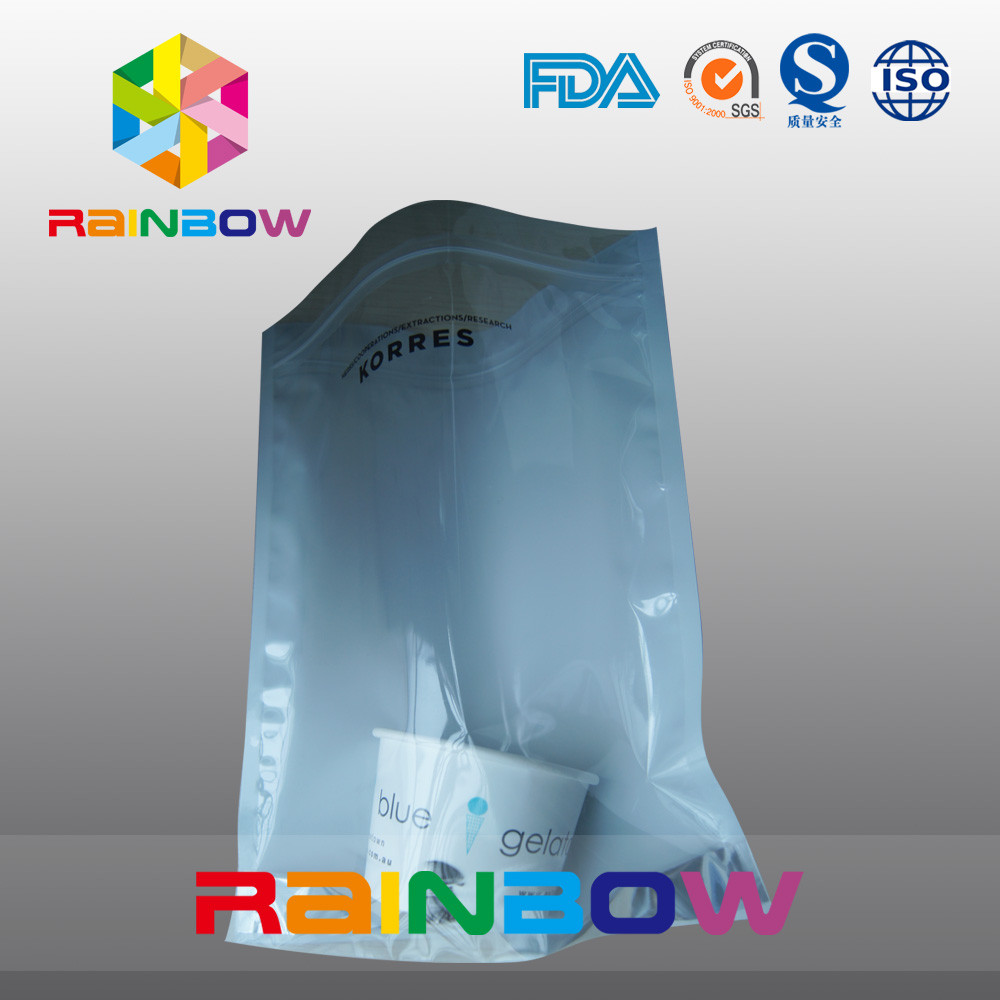 China Customized Logo Clear Front Anti Static Shielding Poly Bag With Zipper For factory