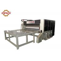 China Feed 2 Color Corrugated Box Printing Machine , Corrugated Slotter Flexo Printing Machine for sale