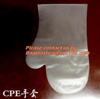 China Poly Gloves, Embossed, Premium Cast Polyethylene (CPE), Powder Free, Medium, Clear Food Prep Glove, Safety protection factory