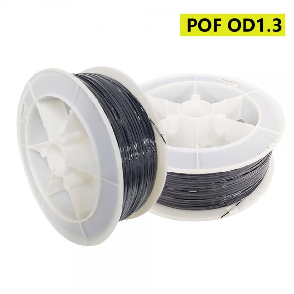 Quality POF OD1.3 Om1 Om2 PMMA Fiber Optic Cable Coaxial Type Large Aperture Factory Price For Signal Trans/Docrating for sale