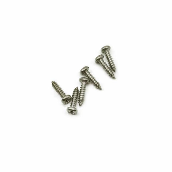 Quality SS316 Black Stainless Self Tapping Screws PA2.5x8 Gilded anodized for sale