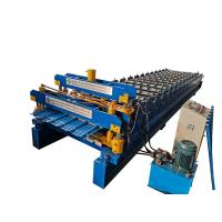 China Steel Glazed Tile Roll Forming Machine 4Kw Hydraulic Power 3-5M/Min Speed factory