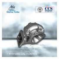 China Two Outlet M16 T- RH133 Turbine Housing For Radial Flow IHI Turbocharger factory