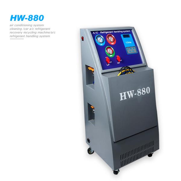 Quality Automatic R134a Refrigerant HW 880 60HZ Car AC Service Station for sale