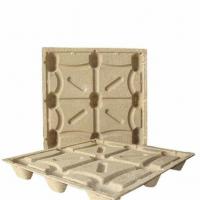 China Eco Friendly Molded Wood Pallet Fumigation Free Wood Fiber Compressed Pallets factory