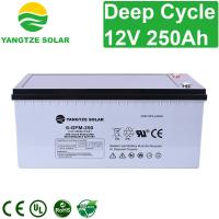 China Custom Deep Cycle AGM Gel Battery 12V 250Ah factory