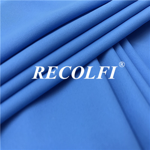 Quality Microfiber 4 Way Stretch Unifi Recycled Fabric Silky Soften Finishing Solid for sale
