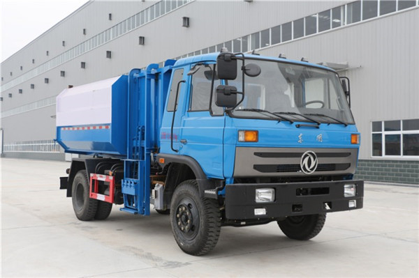 Quality 12CBM Side Loading And Rear Discharging Compactor Garbage Truck Diesel Fuel Type for sale