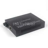 China 10KM To 120KM 10/100M SC Single Fiber Media Converter For Ethernet Network for sale