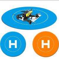China Circular Portable Drone Landing Pad Unmanned Aerial Vehicle Takeoff Pad Apron factory