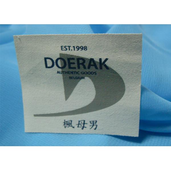 Quality Flat Style Colorful Clothing Brand Labels , Cute Fabric Name Labels For Clothing for sale