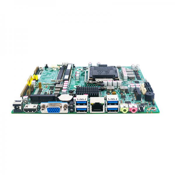Quality H310 Thin Mini Itx Motherboard Intel KabyLake I3-7th Gen Two display for sale